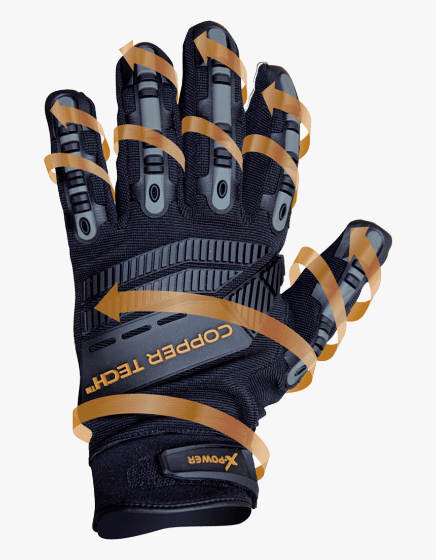 Copper Infused Workman/mechanic Gloves - Inline Skating, HD Png Download