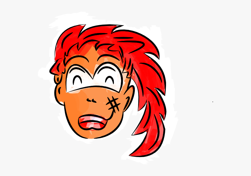 Red Head Girl Cartoon Svg Clip Arts - Transparency, HD Png Download