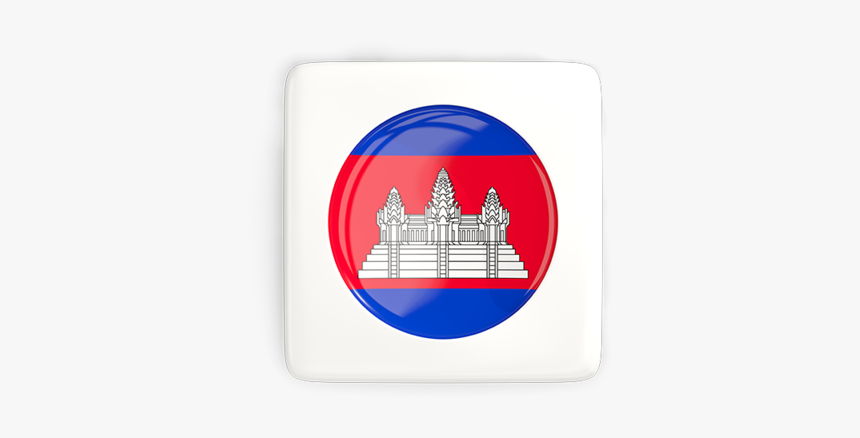 Square Icon With Round Flag - Cruise Ship, HD Png Download