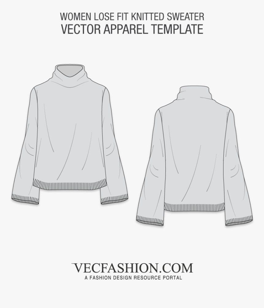 Sweater Vector - Men Tank Top Template, HD Png Download