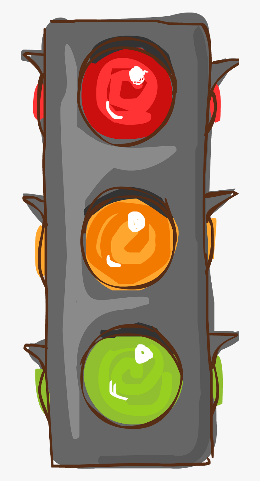 Traffic Light Png - Traffic Lights Cartoon Png, Transparent Png