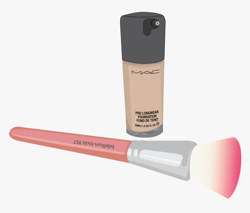 Mac Makeup Png -mac Pro Longwear Foundation Review - Lip Gloss, Transparent Png