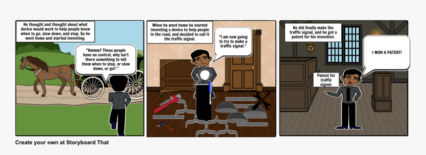 Traffic Signal Garrett Morgan, HD Png Download