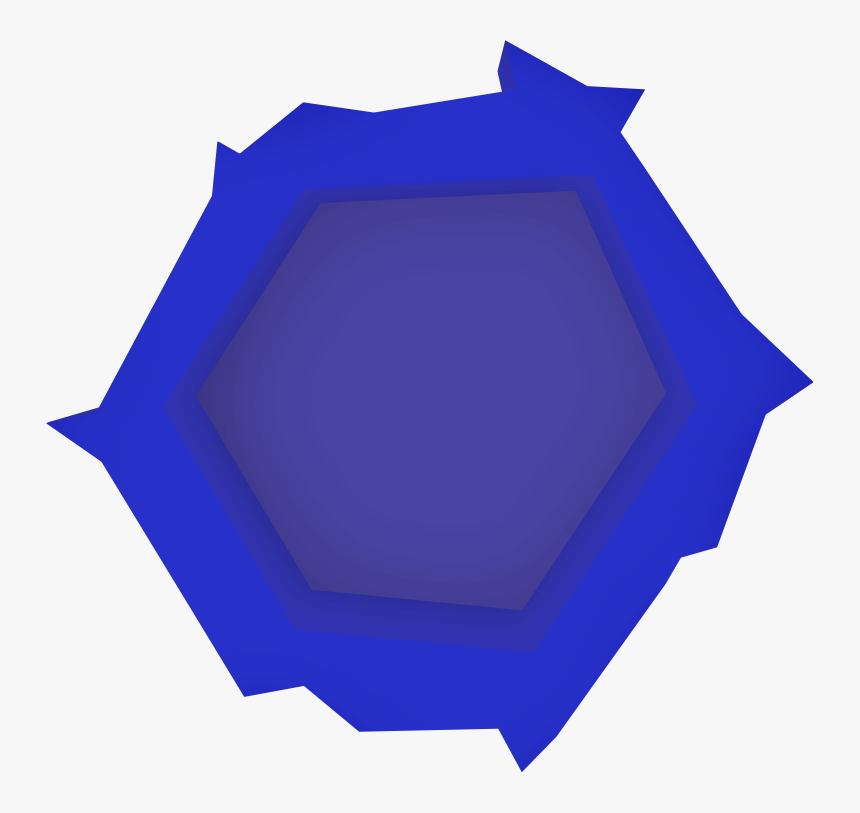 The Runescape Wiki - Indigo Pentagon Shape, HD Png Download