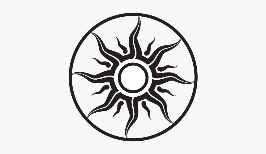 Sun Tribal Style Art - Fan Icon Transparent Background, HD Png Download