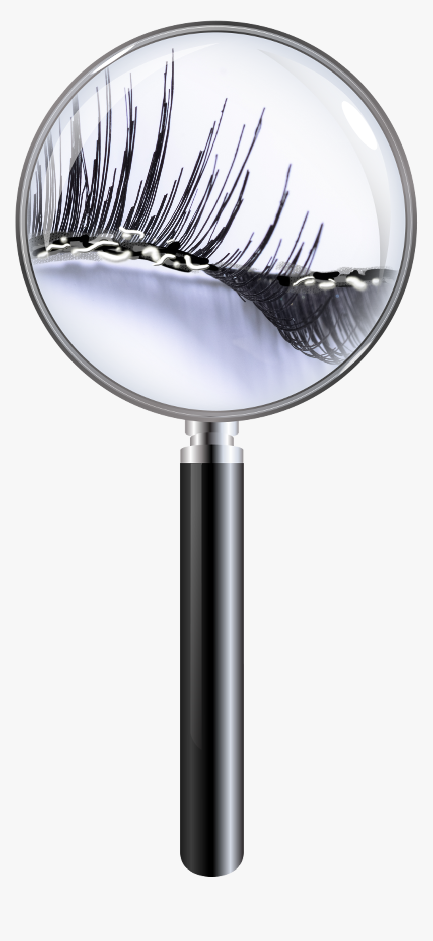 Transparent Fake Eyelashes Png - Makeup Brushes, Png Download