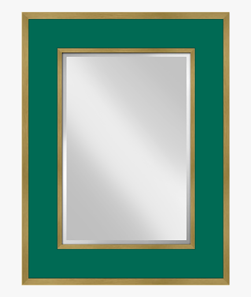 Sloane Mirror In Malachite & Gold - Picture Frame, HD Png Download