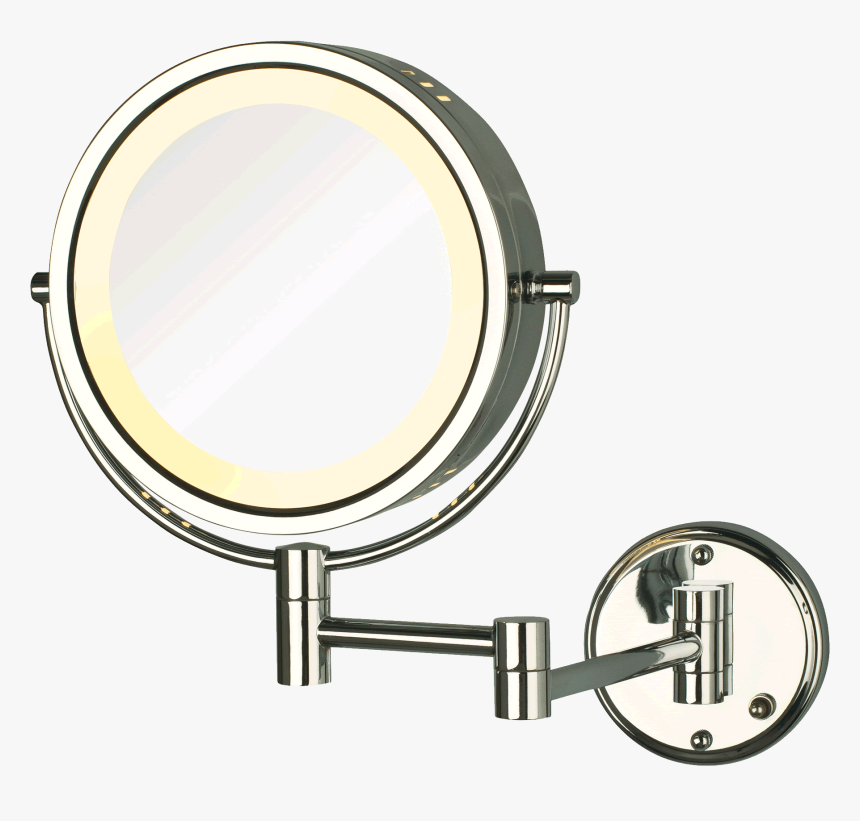 8x/1x Reversible Hardwired Makeup Mirror By Jerdon - Makeup Mirror Wall Mounted Size, HD Png Download