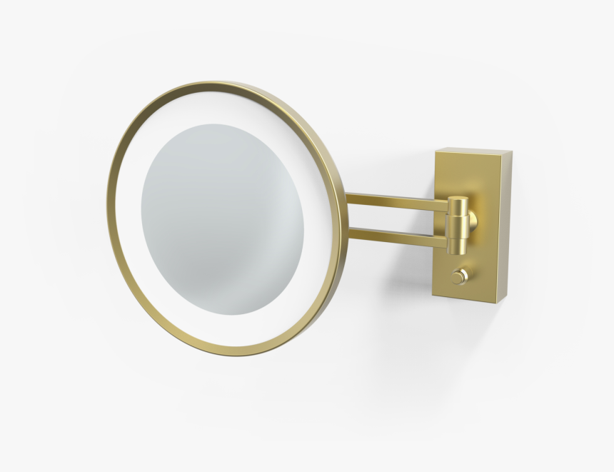 Cosmetic Mirror - Lampa Led Lusterko Kosmetyczne Złote, HD Png Download