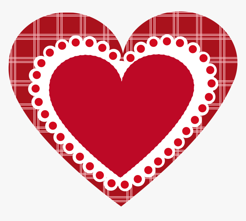 Big Red Heart , Transparent Cartoons - Men Layered Gold Chain, HD Png Download