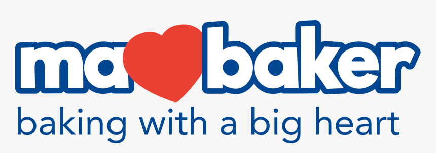 Ma Baker Logo And Tagline Baking With A Big Heart, HD Png Download