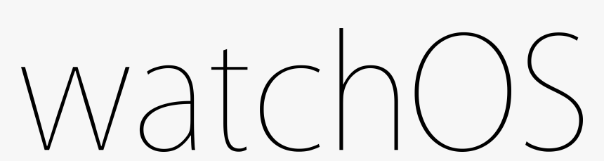 Apple Watchos Wordmark - Watchos, HD Png Download