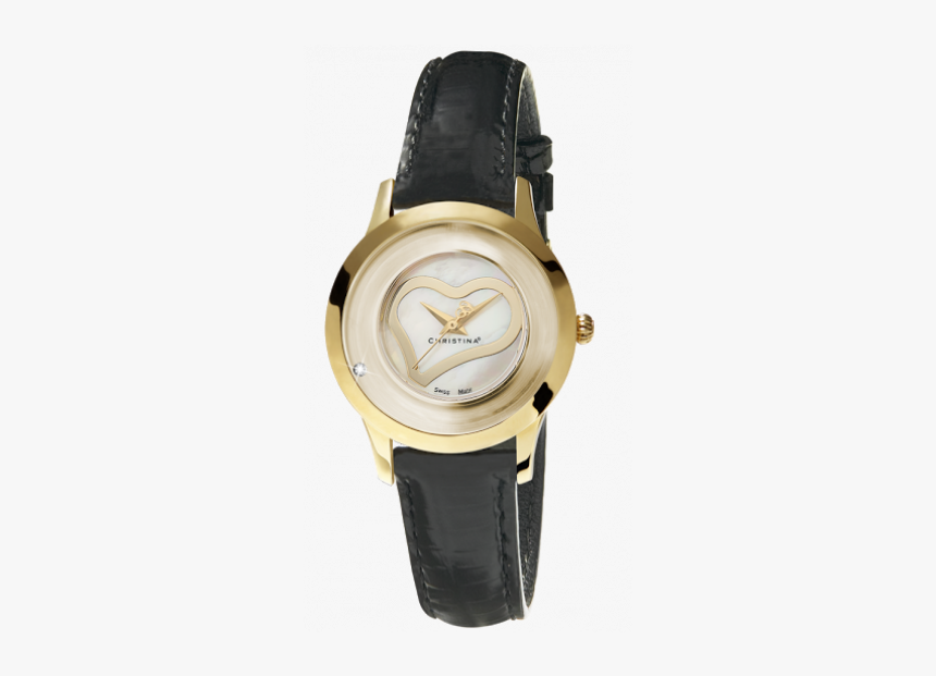 Collect Watch With Big Heart - 300gwbl Christina Design London, HD Png Download