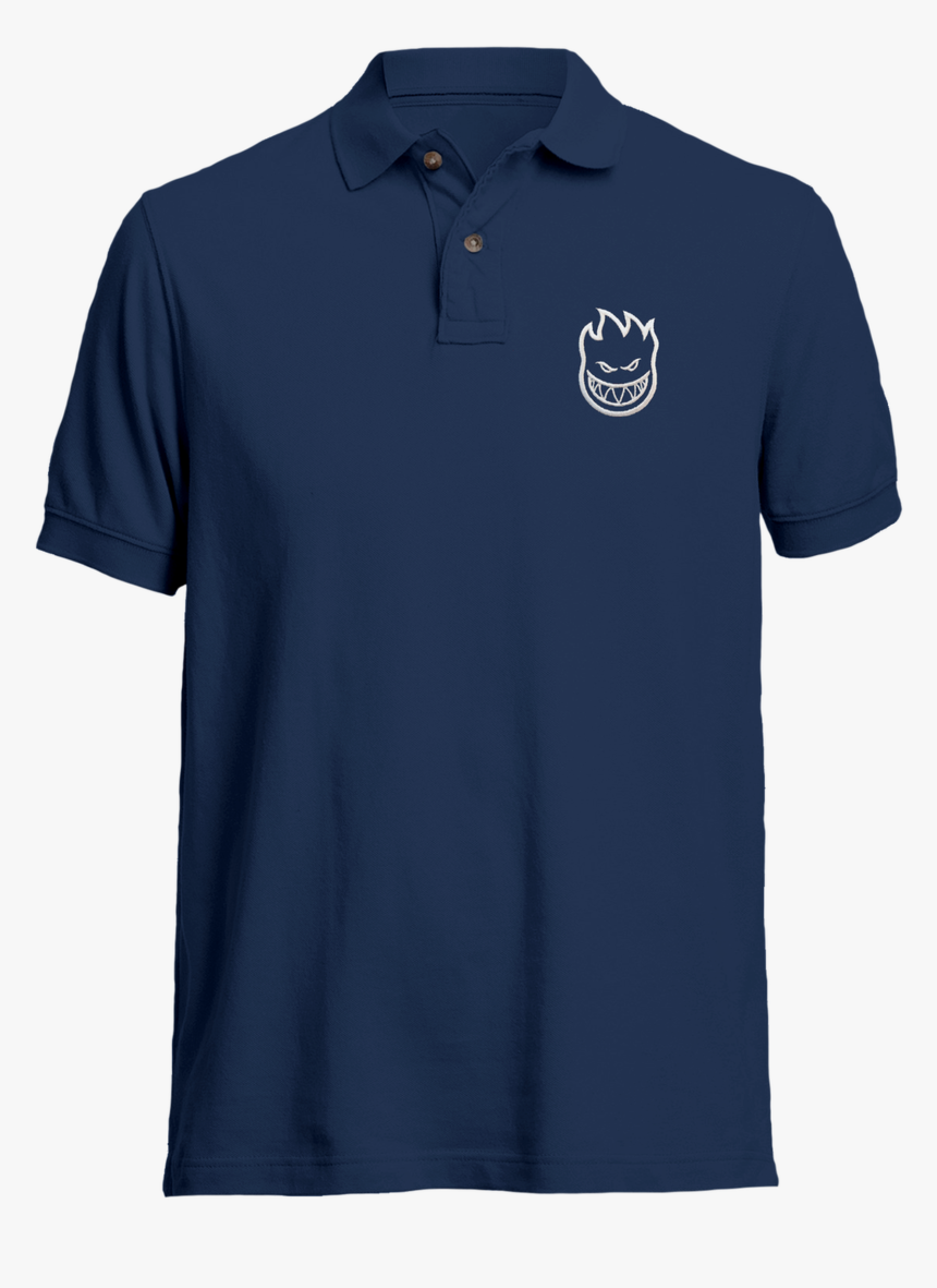 Spitfire Wheels Bighead Emblem Polo T-shirt, HD Png Download