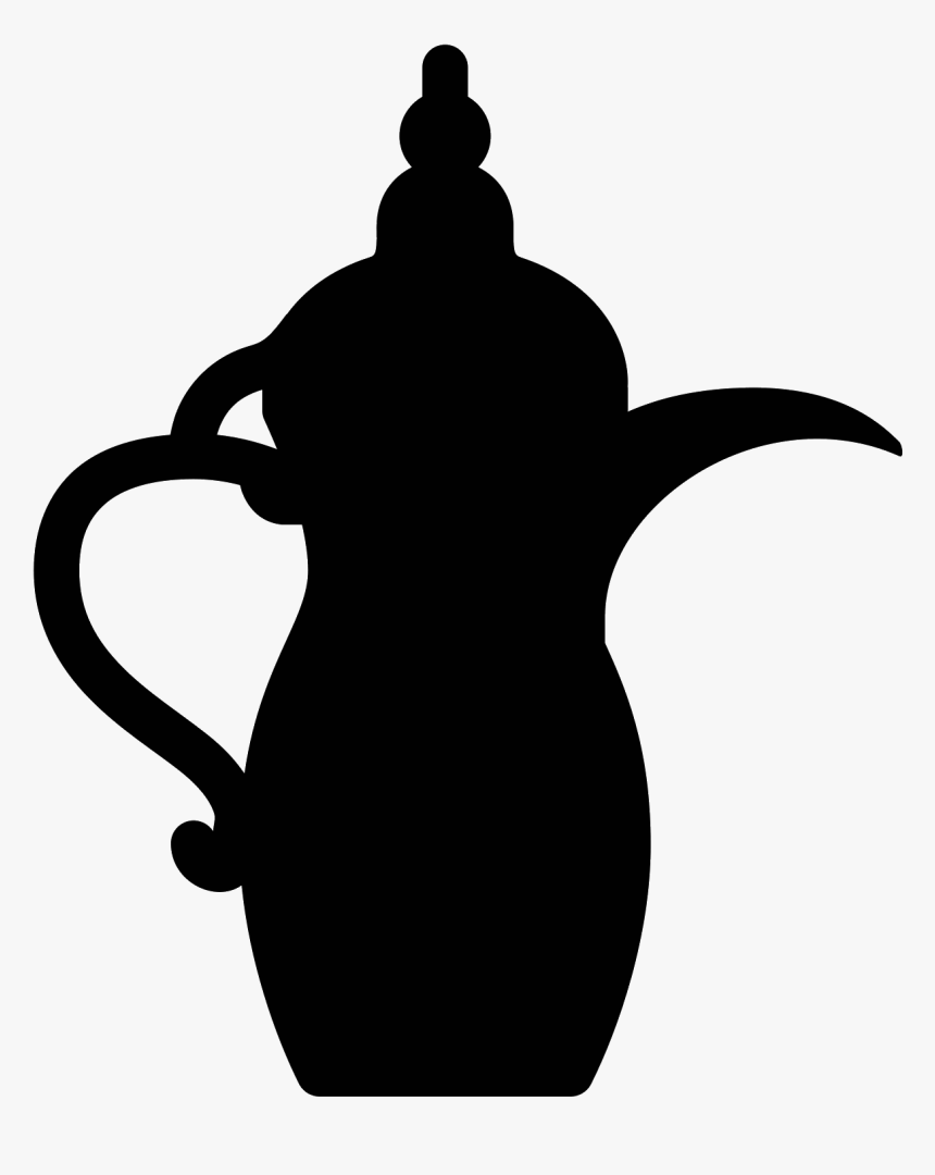 Emirati Traditional Coffee Pot Icon - Coffee Icon Arabic, HD Png Download