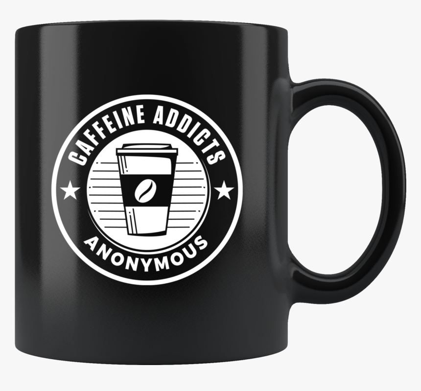Caffeine Addicts Anonymous 11oz Black Coffee Lover, HD Png Download