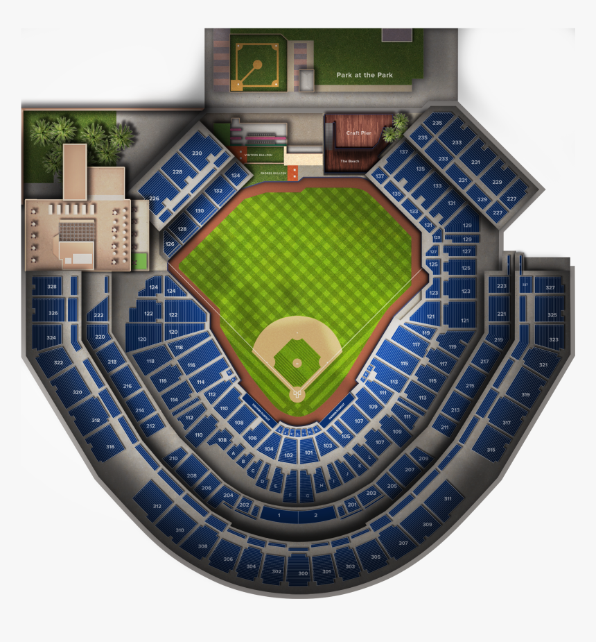 Transparent San Francisco Giants Png - Petco Park 318 Seat 1, Png Download