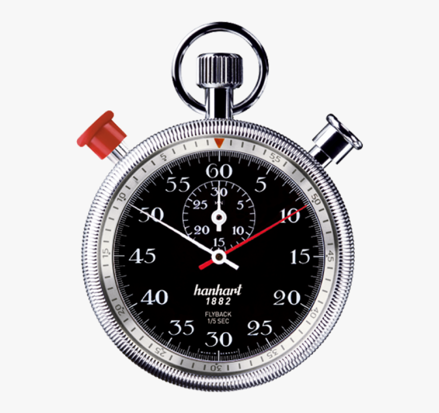 Transparent Stopwatch Png - Pilotes Et Chrono Hanhart, Png Download
