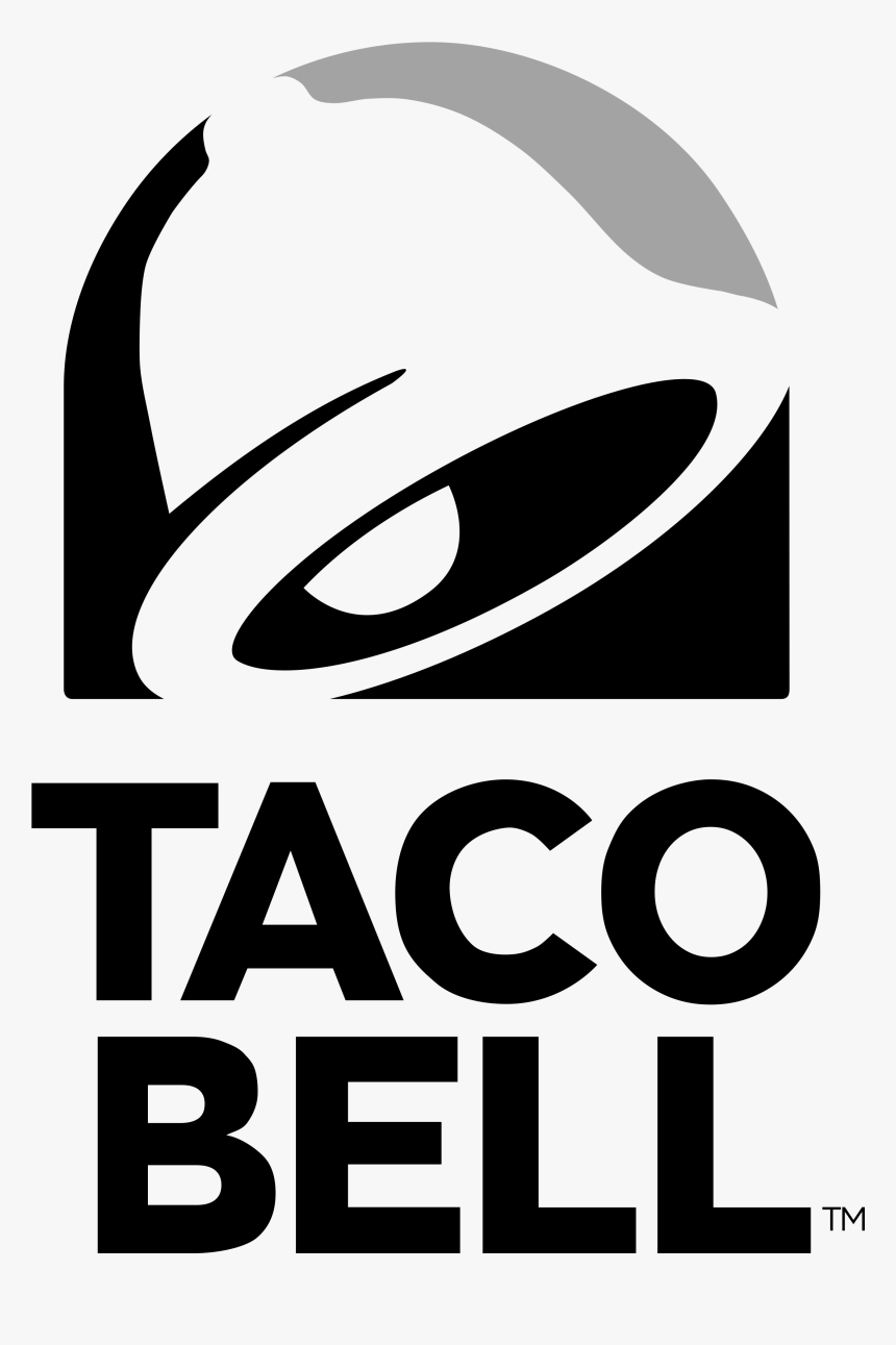 Taco Bell Logo Black And White - Poster, HD Png Download