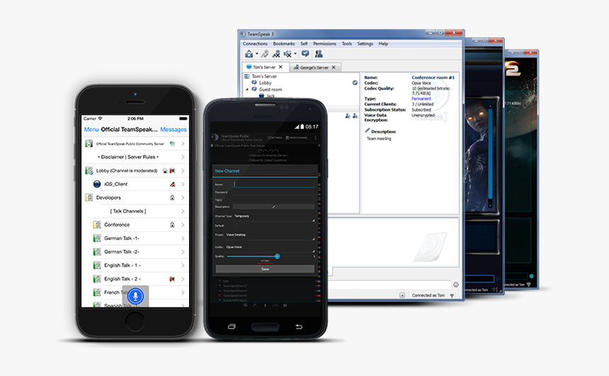 Teamspeak, HD Png Download
