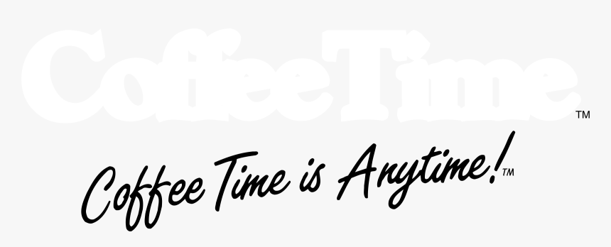 Coffee Time Logo Black And White - Coffee Time, HD Png Download