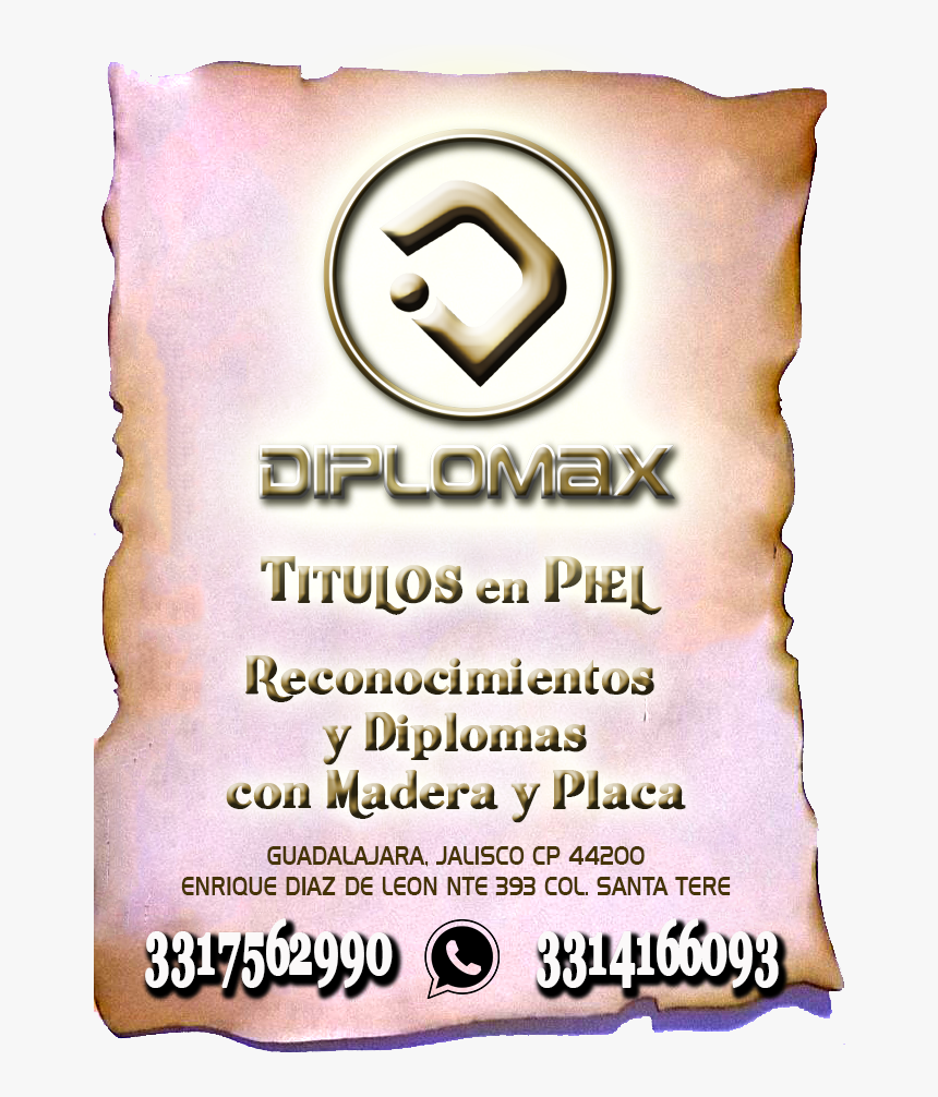 Diplomas, Titulos, Reconocimientos, Diplomax - Poster, HD Png Download