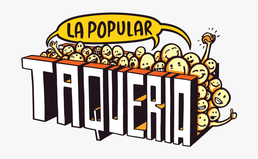 La Popular Taqueria Logo Vector - Illustration, HD Png Download