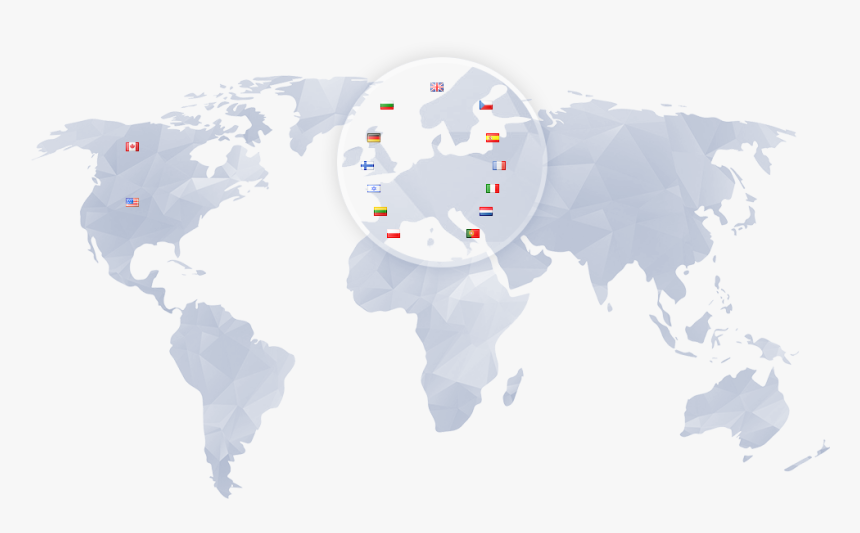Transparent World Map Outline, HD Png Download