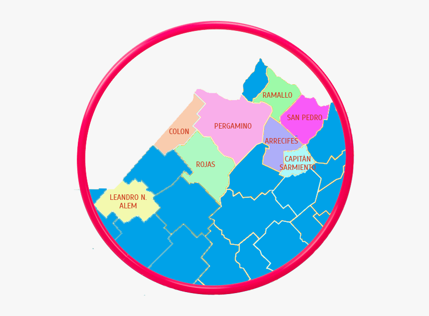 Ciudades Limitrofe De Arrecifes , Png Download - Atlas, Transparent Png