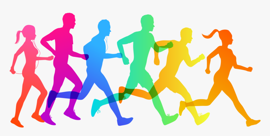 Clip Art Cross Country Running Vector Graphics 5k Run - Cross Country Running Vector, HD Png Download