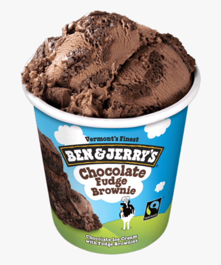 Ben And Jerry's Chocolate Fudge Brownie, HD Png Download