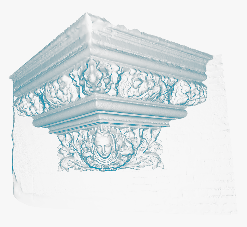 Corner Ornament On A Building Next To Rijk Museum - Sketch, HD Png Download