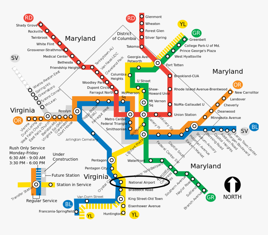 Dc Metro Green Line, HD Png Download