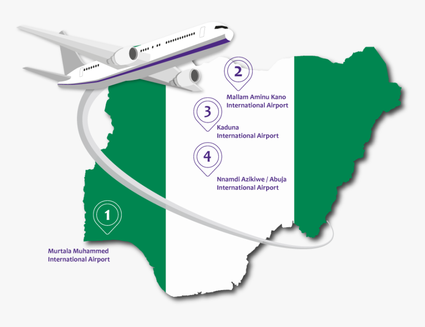 Map Of Nigeria, HD Png Download