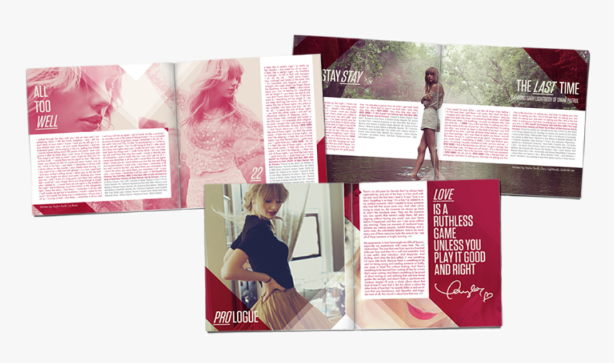 Red Taylor Swift - Scrapbooking, HD Png Download