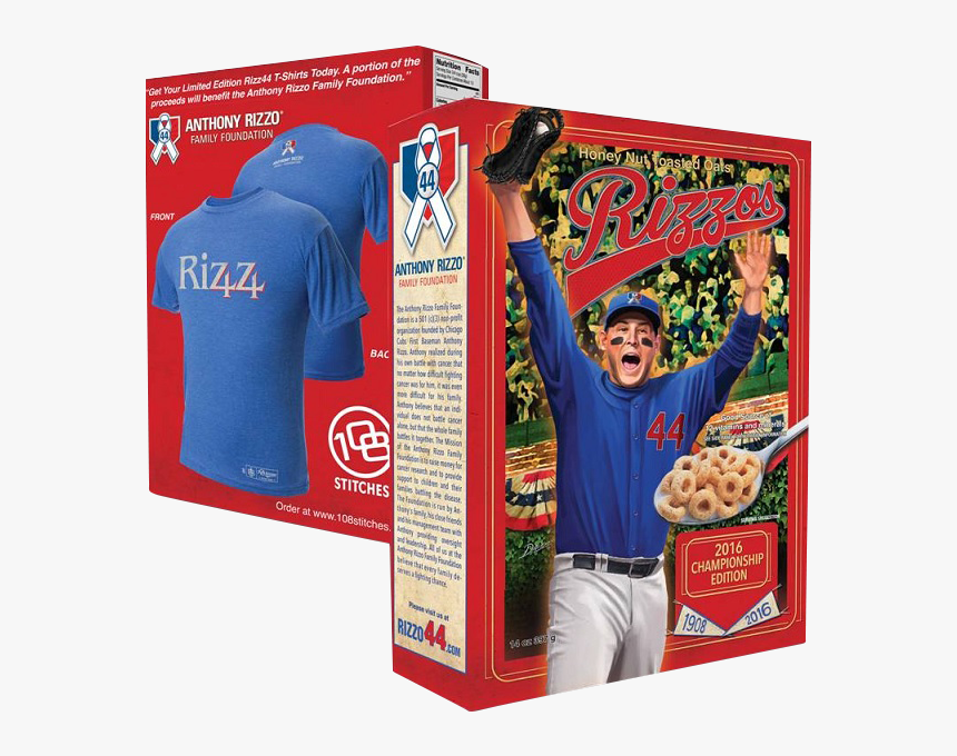 Athlete Endorsed Products - Anthony Rizzo Championship Cereal, HD Png Download