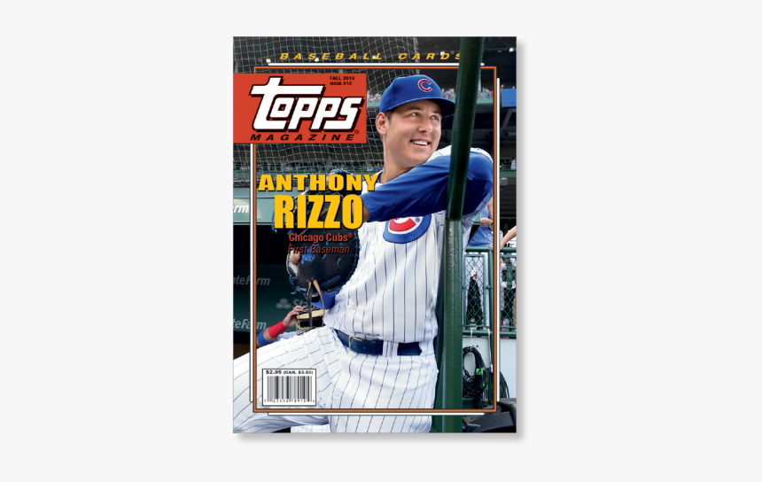 Anthony Rizzo 2019 Archives Baseball Topps Magazine - Cubs 2019, HD Png Download