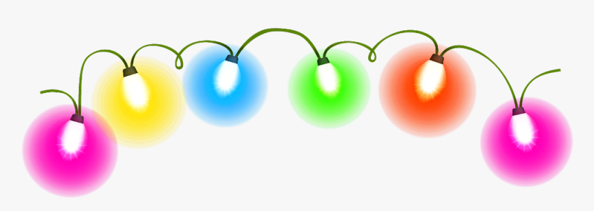 #ftestickers #christmas #lights #luminous #glowing, HD Png Download