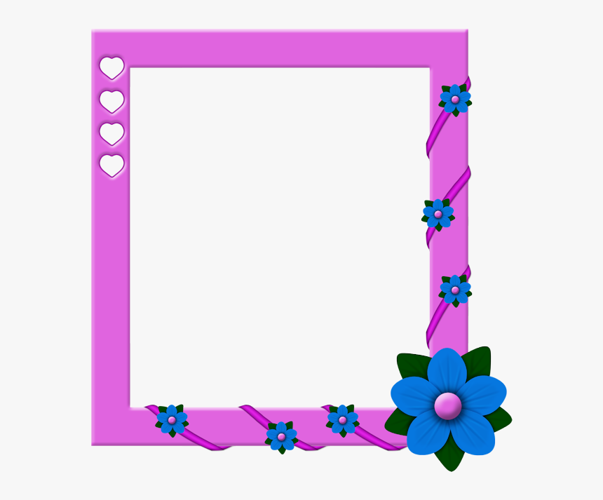 Фотки Borders And Frames, Flower Frame, Journal Cards, - Picture Frame, HD Png Download