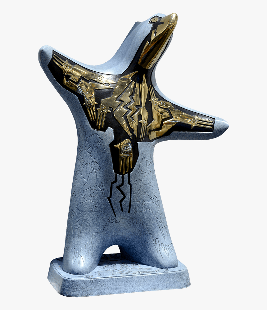 Gene & Rebecca Tobey El Baile Del Oso Exposures International - Statue, HD Png Download