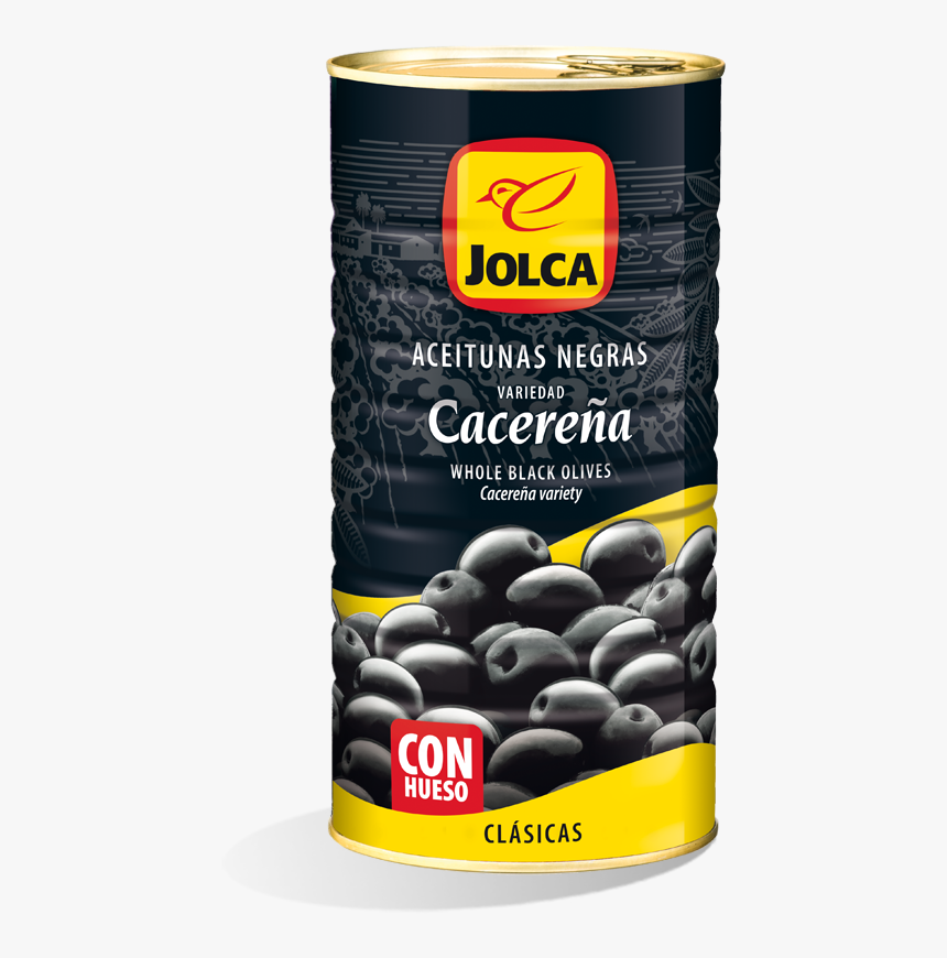 Aceitunas Negras Con Hueso Lata Jolca - Aceituna Negra Sin Hueso 1 5 Jolca, HD Png Download