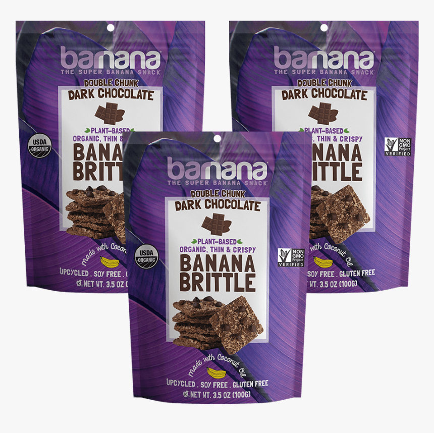 Dark Chocolate Banana Brittle - Banana Brittle Barnana, HD Png Download