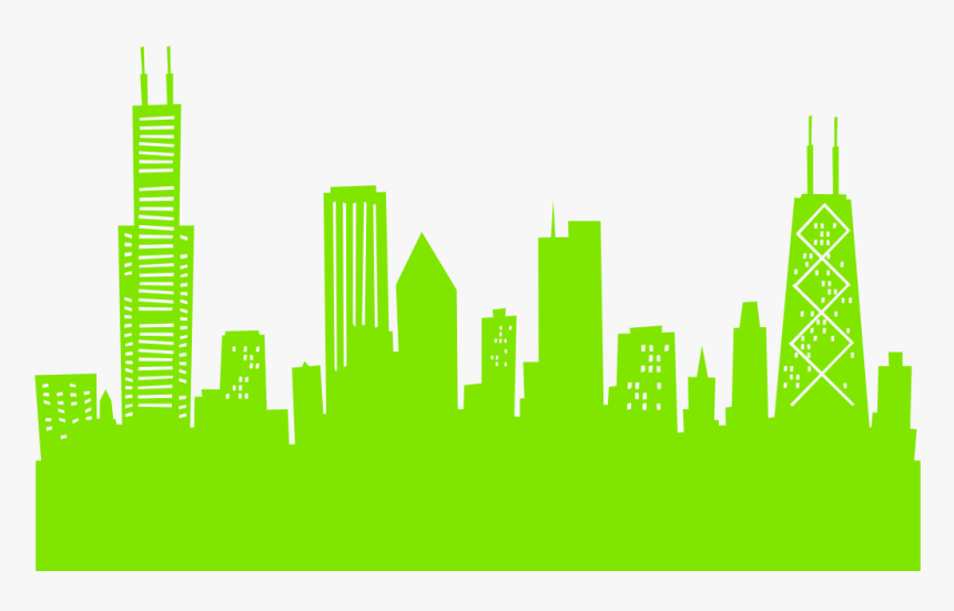 City Of Chicago Skyline Silhouette , Png Download - Chicago Reporter, Transparent Png