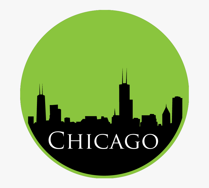 Text Chicago Skyline Chicago Skyline Decal - Chicago, HD Png Download