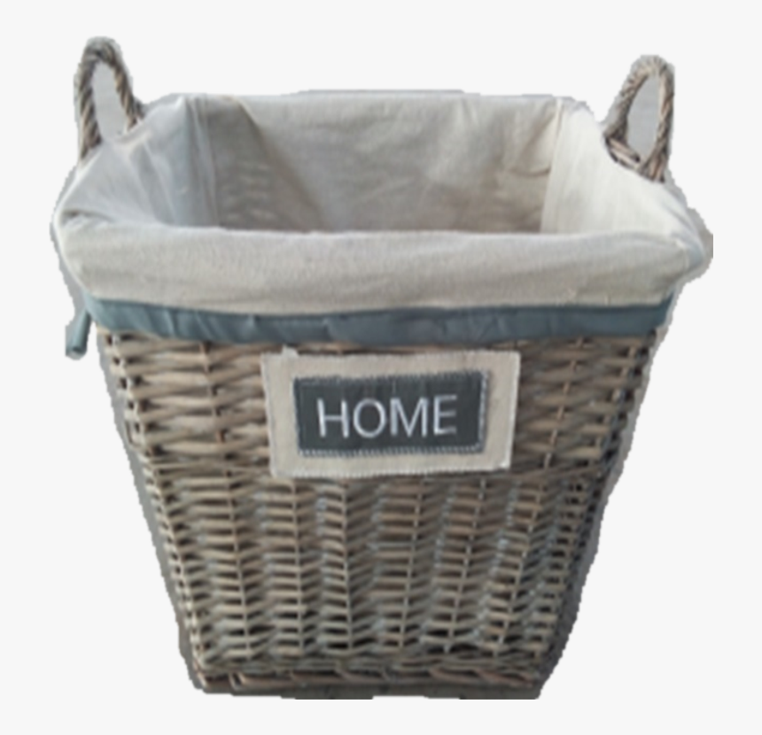 Wicker Baskets With Liner, Wicker Baskets With Liner, HD Png Download