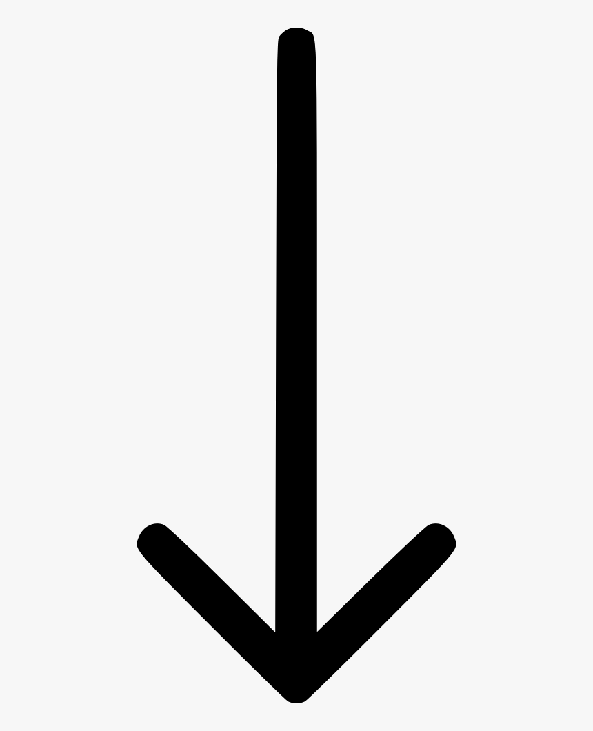Arrow Fall - Long Arrow Down Png, Transparent Png