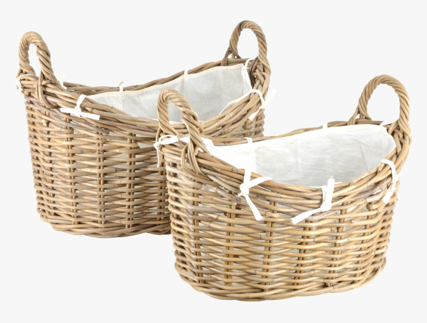 Rattan Basket, HD Png Download