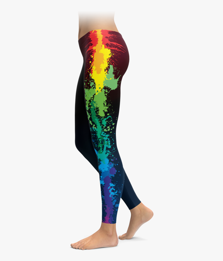 Maple Leaf Leggings, HD Png Download