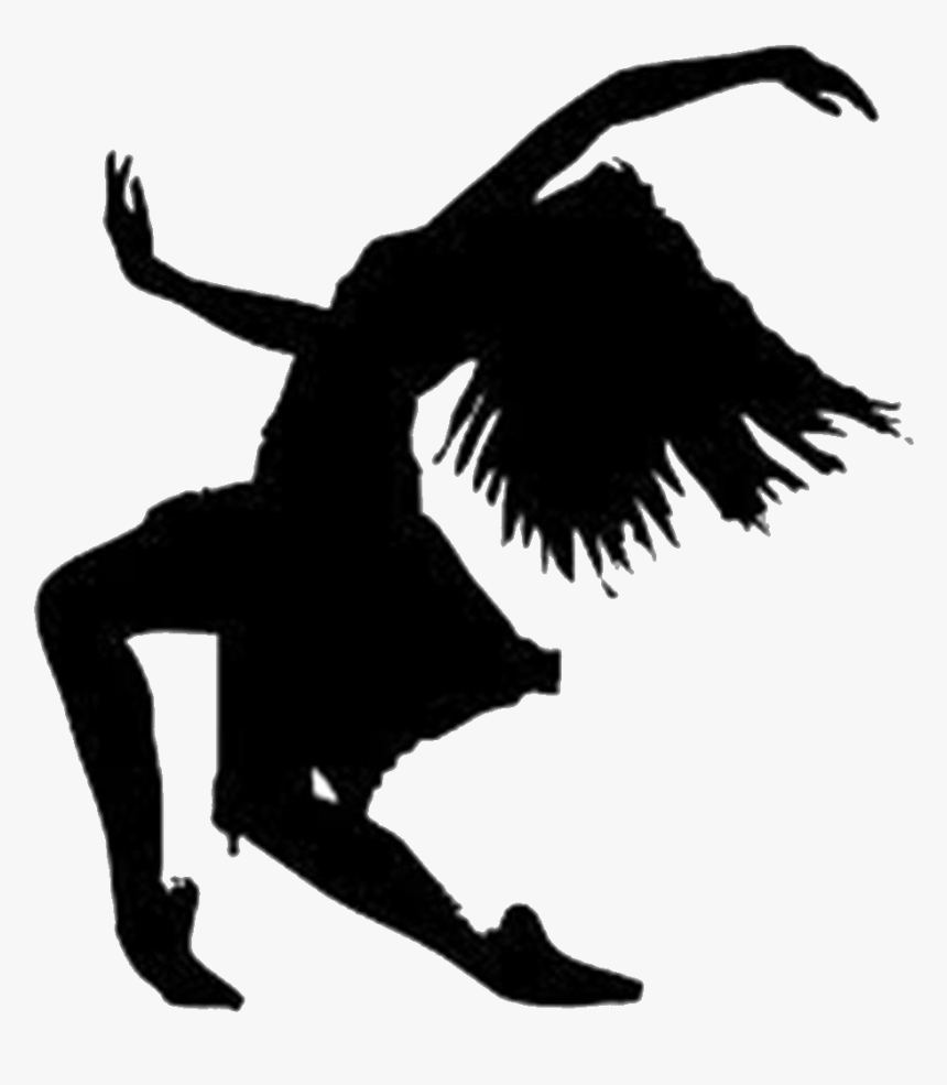 Silhouette Ballet Contemporary Dance Clip Art - Lasso Cowboy Clip Art, HD Png Download