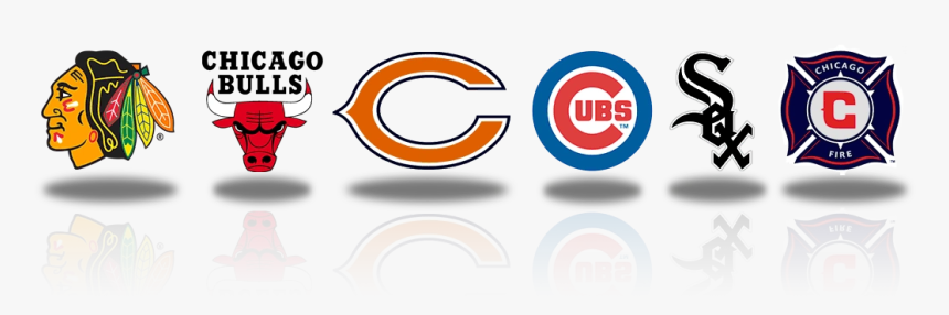 Blackhawks White Sox Bears Bulls, HD Png Download